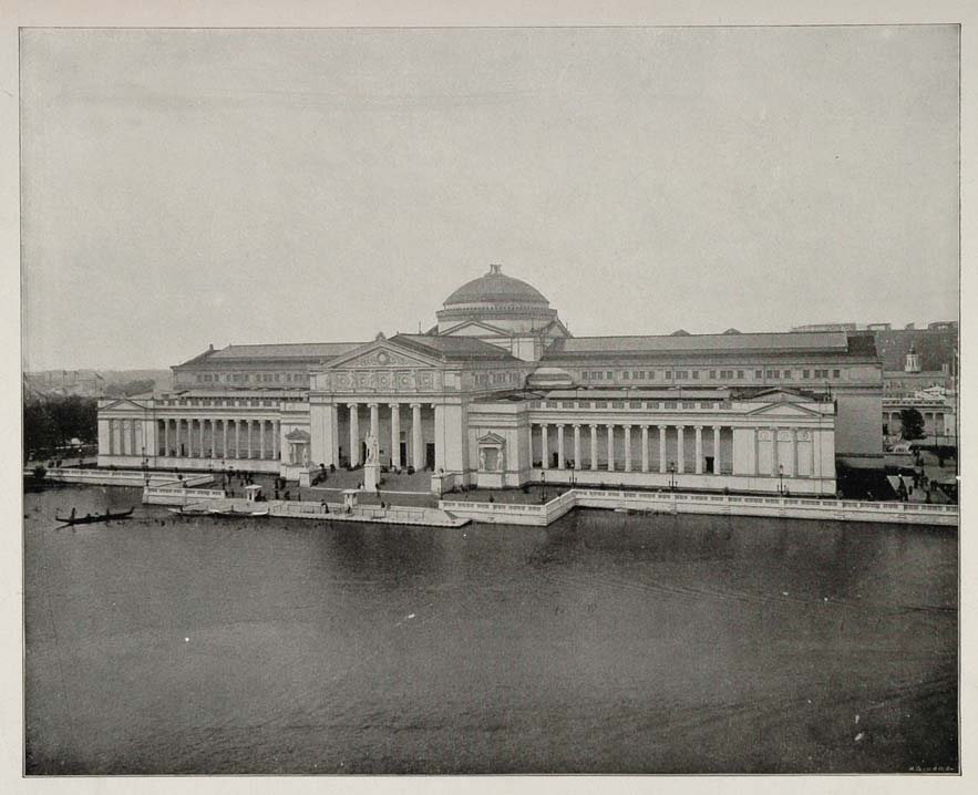 1893 Chicago World's Fair Art Palace B. C. Atwood Photo ORIGINAL