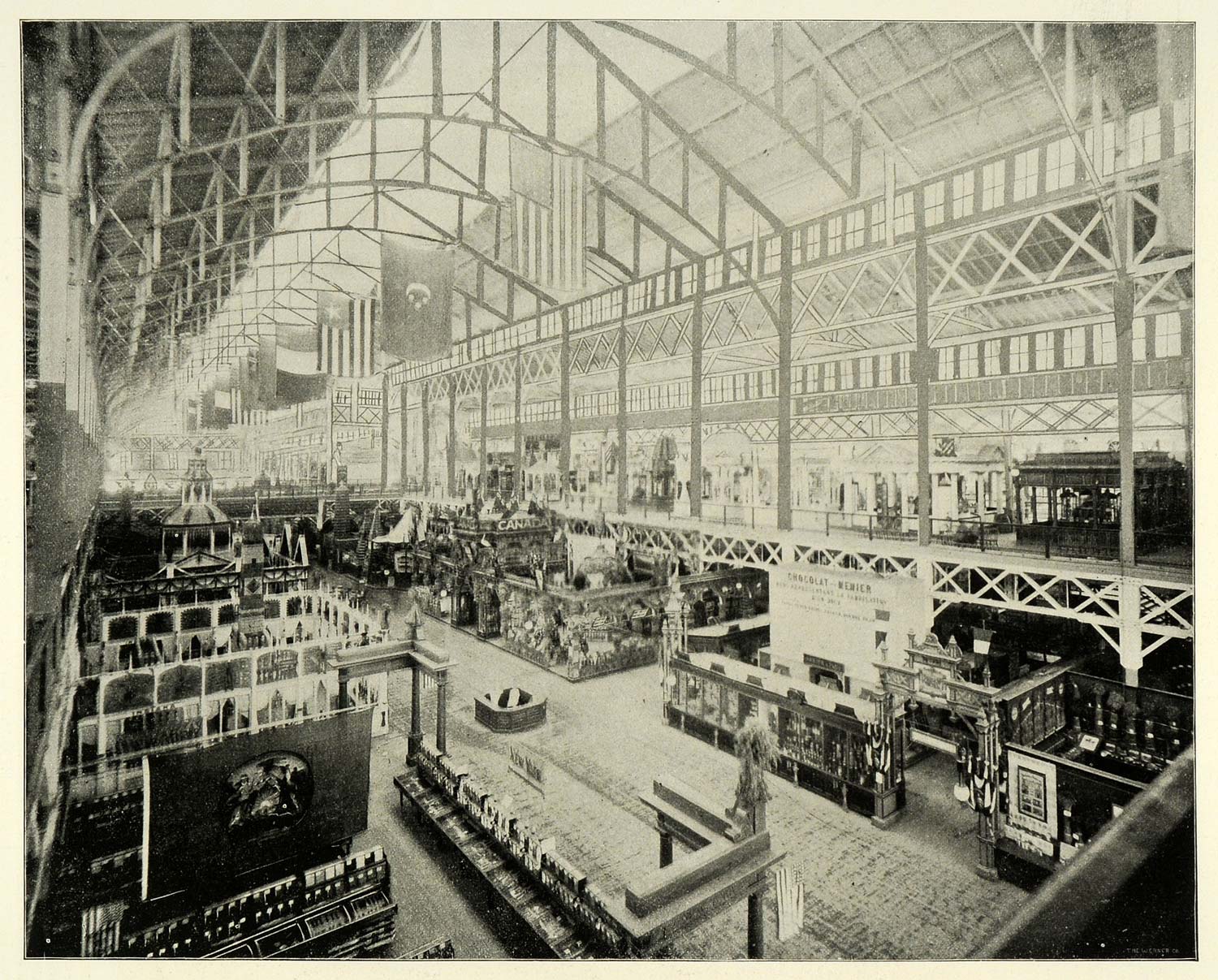 1893 Print Chicago World's Fair Agricultural Building ORIGINAL HISTORIC