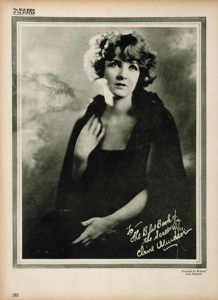  windsor silent film actress biography print original historic image