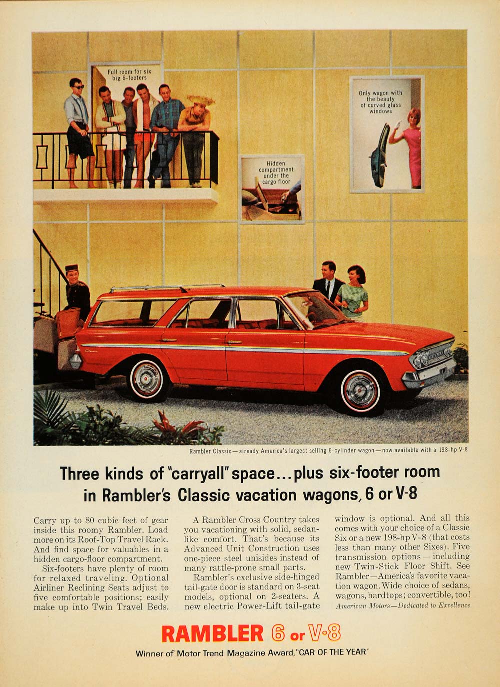 1963 Ad Rambler Classic Station Wagon American Motors