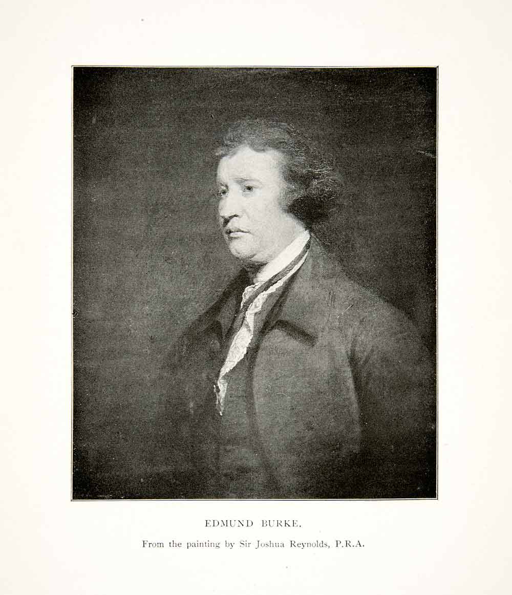  Reynolds Art Portrait Edmund Burke Political Irish Statesman