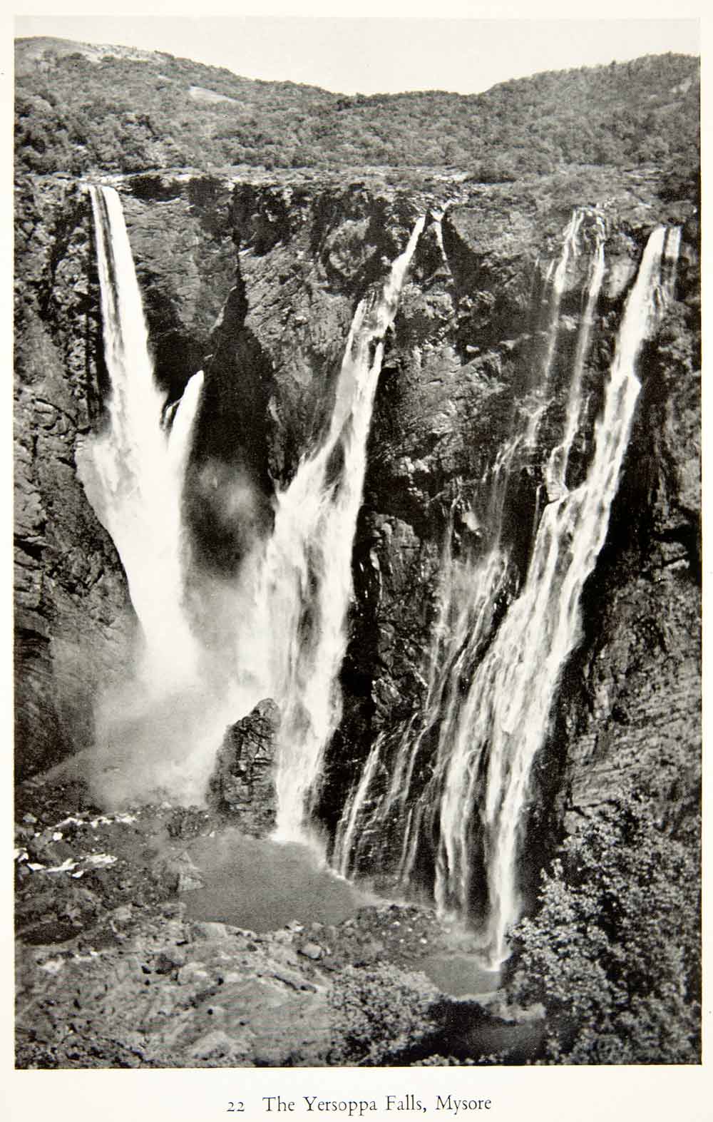 Download this Print Gersoppa Falls... picture