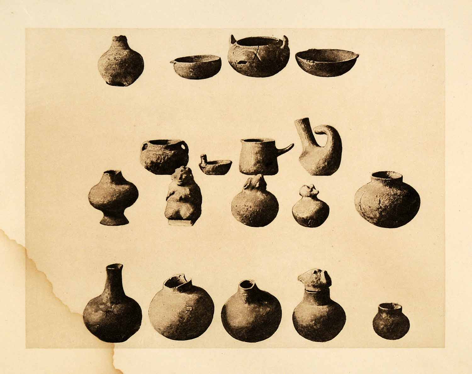  Native American Specimen Artifact Ceramic Jar Doe Run Missouri