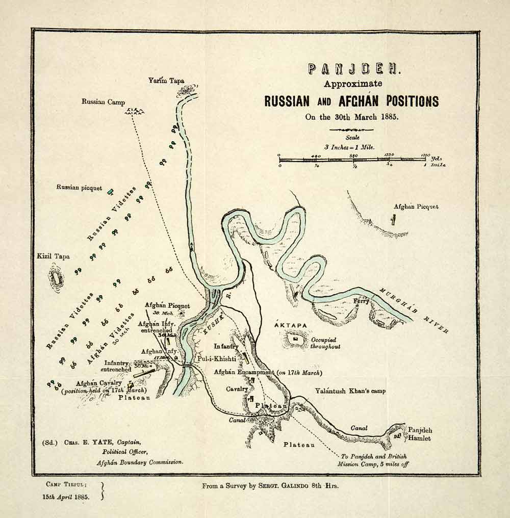 Murghab River Map